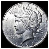 1928-S Silver Peace Dollar UNCIRCULATED