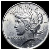 1924 Silver Peace Dollar UNCIRCULATED