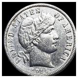 1914 Silver Barber Dime CLOSELY UNCIRCULATED