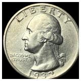 1932-S Silver Washington Quarter UNCIRCULATED