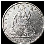 1858 Seated Liberty Half Dollar HIGH GRADE