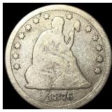 1876 Seated Liberty Half Dollar LIGHTLY  CIRCULAT