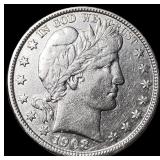 1908-D Silver Barber Half Dollar CHOICE AU
