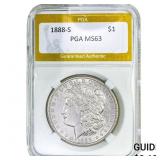 1888-S Morgan Silver Dollar PGA MS63