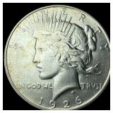1926-D Silver Peace Dollar CHOICE AU