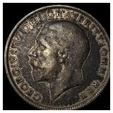 1935 Great Britain Silver Half Crown NEARLY UNCIRC