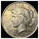 1924 Silver Peace Dollar CHOICE AU