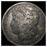 1903-S Silver Morgan Dollar LIGHTLY CIRCULATED