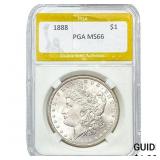 1888 Morgan Silver Dollar PGA MS66