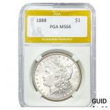 1888 Morgan Silver Dollar PGA MS66