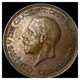 1931 Great Britain Bronze Half Penny