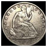 1858-O Silver Half Dollar NEARLY UNCIRCULATED