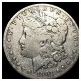 1901-S Silver Morgan Dollar ABOUT UNCIRCULATED
