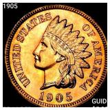 1905 Indian Head Cent GEM PROOF RD