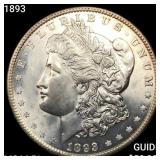 1893 Morgan Silver Dollar CHOICE BU PL