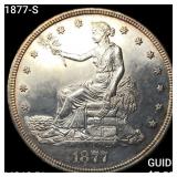 1877-S Silver Trade Dollar CHOICE BU PL