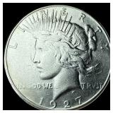 1927-S Silver Peace Dollar CLOSELY UNCIRCULATED