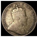 1907 Canada Silver 10 Cents