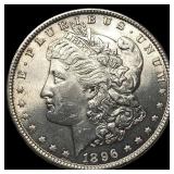 1896 Morgan Silver Dollar CLOSELY UNCIRCULATED