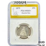 1879 Seated Liberty Quarter PGA MS65+