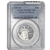 1997-W Platnium Eagle $50 PCGS PR70 DCAM