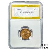 1904 Indian Head Cent PGA MS65+ BN