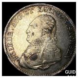 1823 ICS German States Saxony Silver Thaler