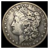 1891-O Silver Morgan Dollar NEARLY UNCIRCULATED