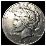 1935-S Silver Peace Dollar NEARLY UNCIRCULATED