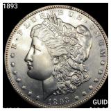 1893 Morgan Silver Dollar CHOICE BU