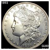 1893 Morgan Silver Dollar UNCIRCULATED