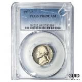 1970-S Jefferson Nickel PCGS PR69 CAM