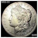 1893-CC Morgan Silver Dollar CLOSELY UNCIRCULATED