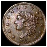 1838 Braided Hair Large Cent CHOICE AU