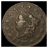 1817 Coronet Head Large Cent NEARLY UNCIRCULATED