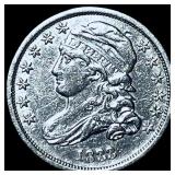 1833 Capped Bust Silver Half Dime CHOICE AU
