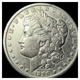 1890-CC Silver Morgan Dollar NEARLY UNCIRCULATED