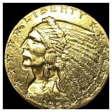 1925-D Indian Head Gold $2.5 Quarter Eagle  ABOUT