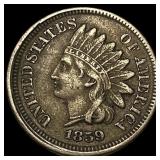 1859 Indian Head Cent NEARLY UNCIRCULATED