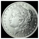 1885-O Silver Morgan Dollar NEARLY UNCIRCULATED