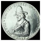 1920 Silver Pilgrim Half Dollar GEM BU