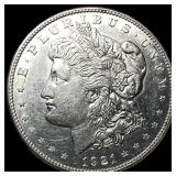 1921-D Silver Morgan Dollar CHOICE AU
