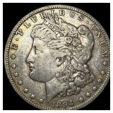 1894-O Silver Morgan Dollar NEARLY UNCIRCULATED