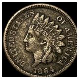 1864 Indian Head Cent CHOICE AU