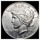 1926-S Peace Silver Dollar CHOICE BU