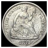 1872 Silver Half Dime UNCIRCULATED