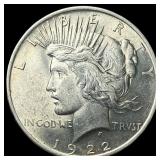 1922 Silver Peace Dollar CHOICE BU