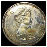 1973 Canada Silver Dollar LIGHTLY CIRCULATED