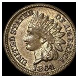 1864 Bronze Indian Head Cent UNCIRCULATED