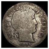 1896-S Silver Barber Dime NICELY CIRCULATED